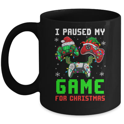 I Paused My Game For Christmas Boys Men Funny Christmas Mug | siriusteestore