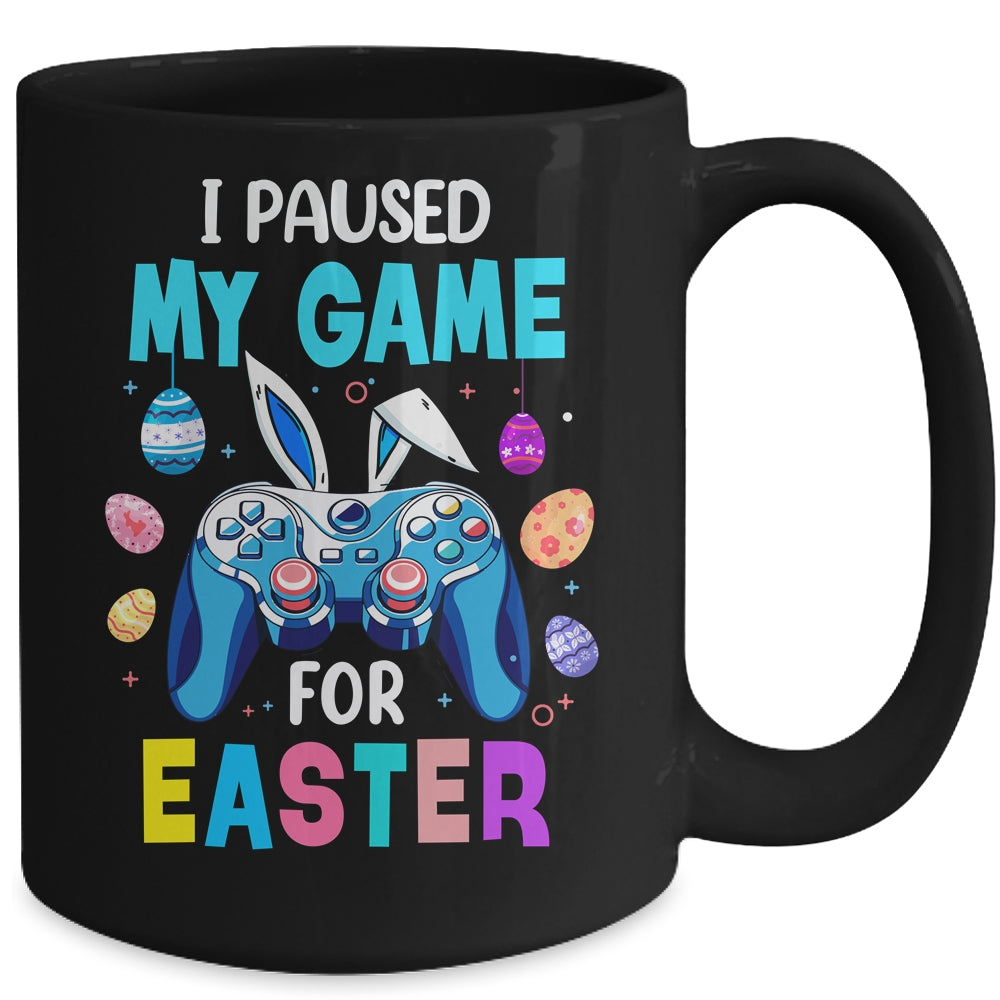 I Paused My Game For Easter Boy Gamer Video Controller Egg Mug | siriusteestore