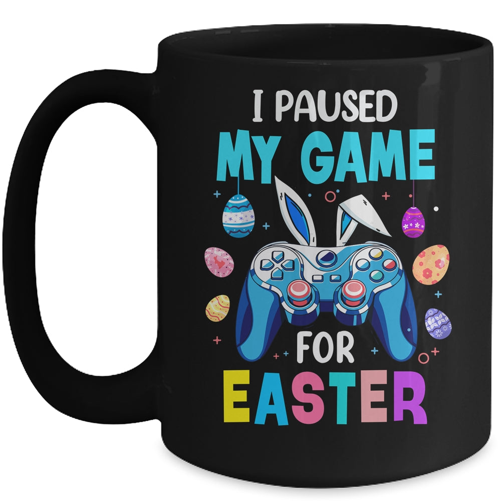I Paused My Game For Easter Boy Gamer Video Controller Egg Mug | siriusteestore