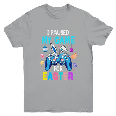 I Paused My Game For Easter Boy Gamer Video Controller Egg Youth Shirt | siriusteestore