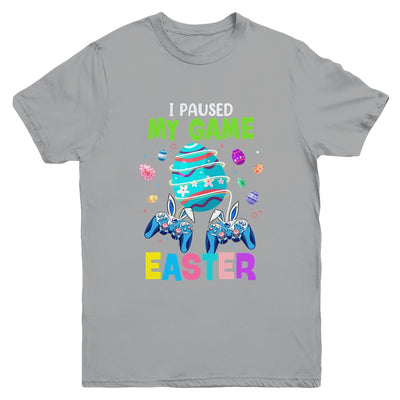 I Paused My Game For Easter Egg Boy Gamer Video Controller Youth Shirt | siriusteestore