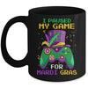 I Paused My Game For Mardi Gras Gamer Gaming Kids Boy Funny Mug | siriusteestore