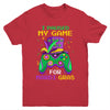 I Paused My Game For Mardi Gras Gamer Gaming Kids Boy Funny Youth Shirt | siriusteestore