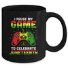 I Paused My Game To Celebrate Juneteenth Gamer Juneteenth Mug | siriusteestore