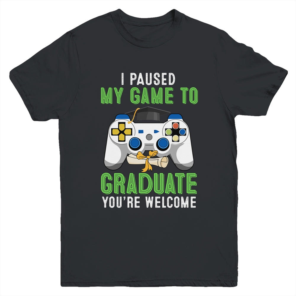 I Paused My Game To Graduate 2021 Youth Shirt | siriusteestore