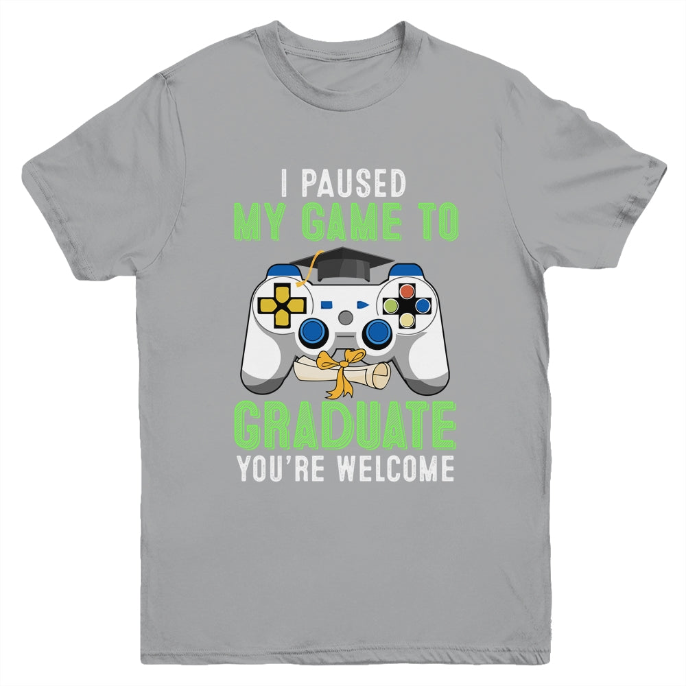 I Paused My Game To Graduate 2021 Youth Shirt | siriusteestore