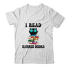 I Read Banned Books Black Cat Reader Bookworm Women Shirt & Tank Top | siriusteestore