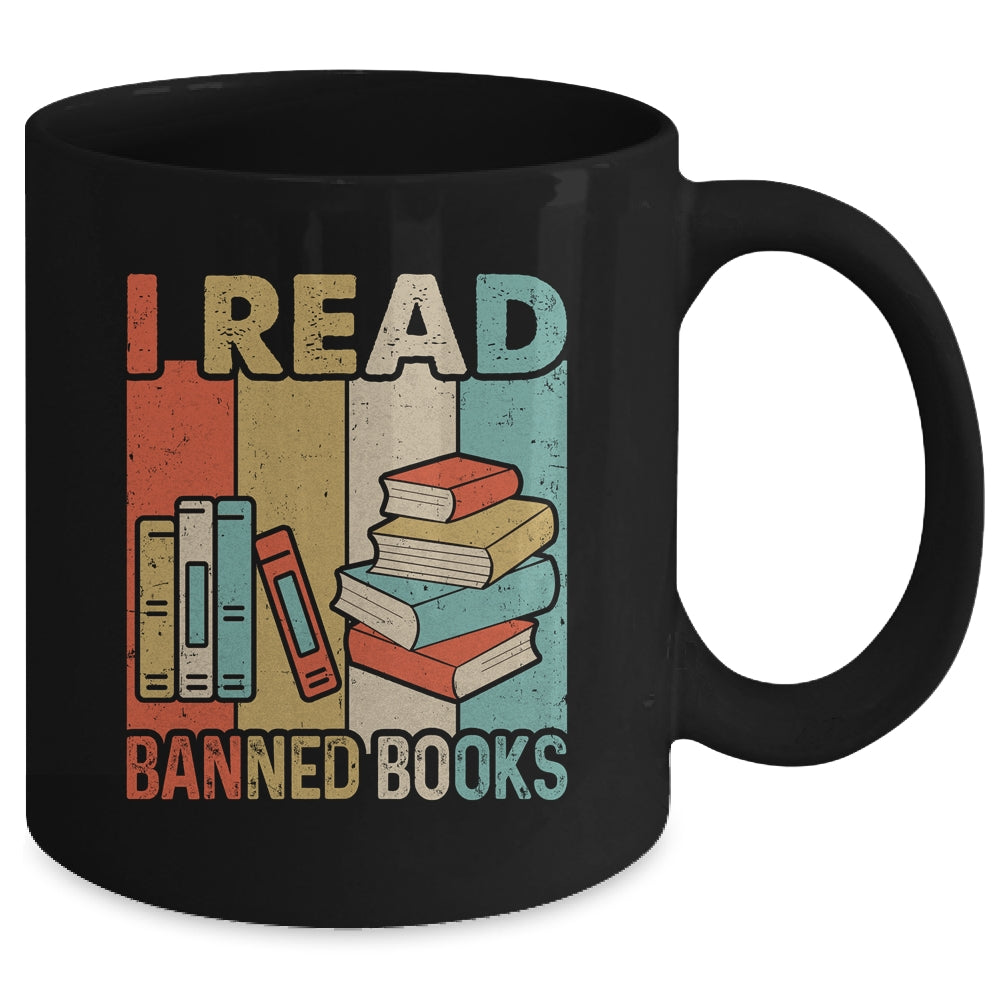 I Read Banned Books Lover Reader Bookworm Mug | siriusteestore