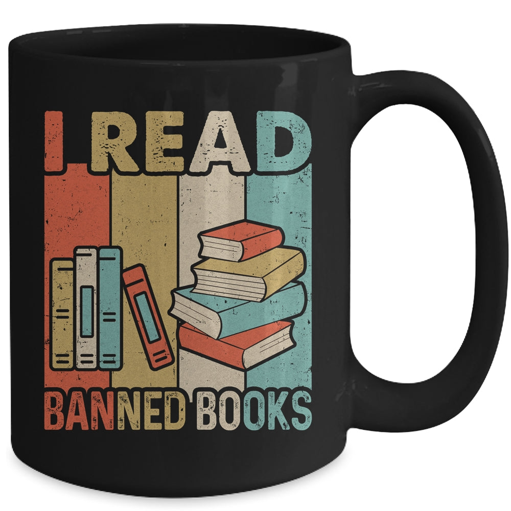 I Read Banned Books Lover Reader Bookworm Mug | siriusteestore
