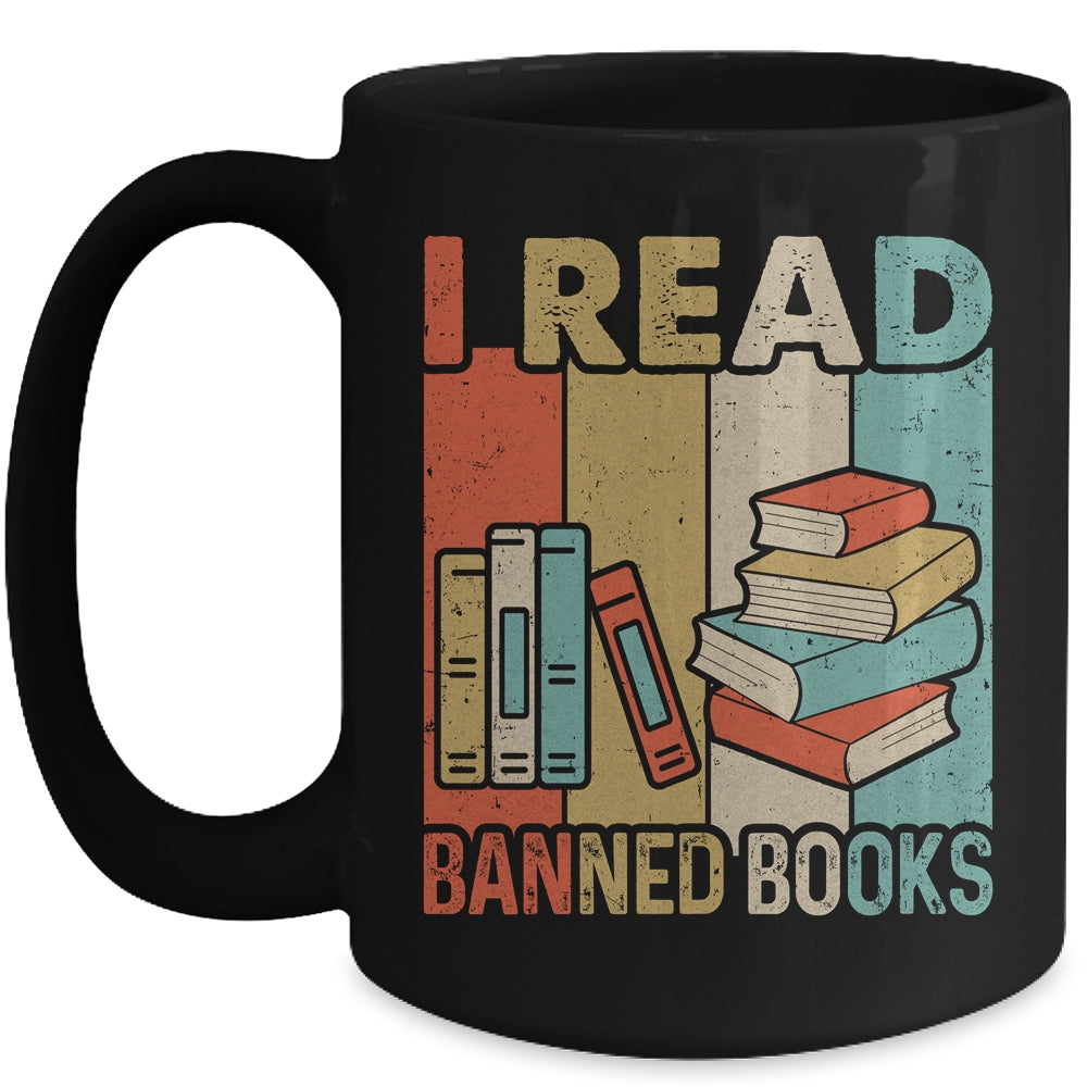 I Read Banned Books Lover Reader Bookworm Mug | siriusteestore
