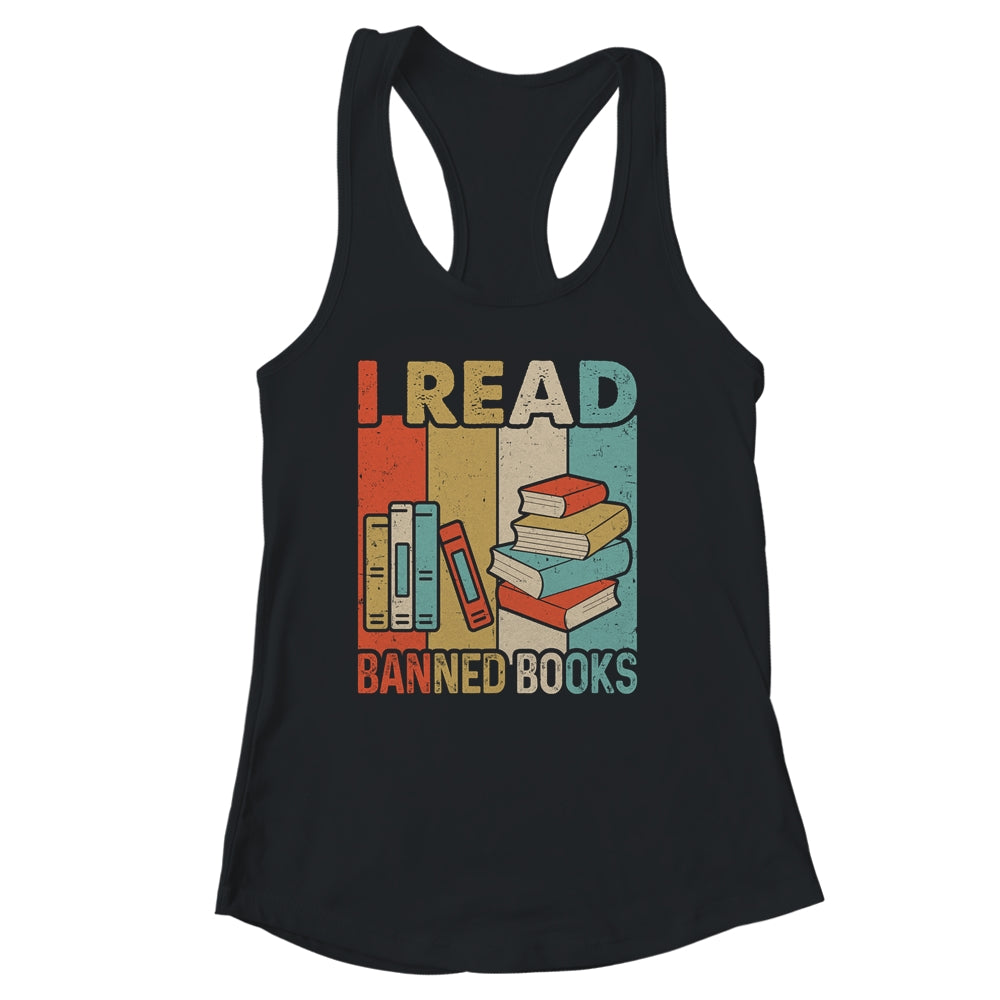 I Read Banned Books Lover Reader Bookworm Shirt & Tank Top | siriusteestore