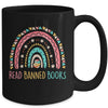 I Read Banned Books Vintage Rainbow Reading Book Lover Mug | siriusteestore