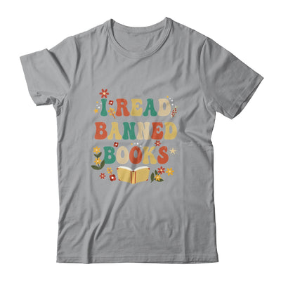I Read Banned Books Week Retro Librarian Reader Nerd Women Shirt & Tank Top | siriusteestore