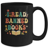 I Read Banned Books Week Retro Librarian Reader Nerd Women Mug | siriusteestore
