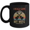 I Really Love It When My Wife Lets Me Play Ukulele Mug | siriusteestore