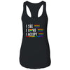 I See I Love You I Accept You LGBTQ Gay Pride T-Shirt & Tank Top | Siriustee.com.com