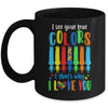 I See Your True Colors Puzzle Autism Month Women Kid Mug | siriusteestore