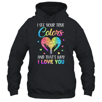 I See Your True Colors Puzzle World Autism Awareness Month Shirt & Hoodie | siriusteestore