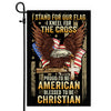 I Stand for Our Flag I Kneel for The Cross American Eagle Christian Cross | siriusteestore