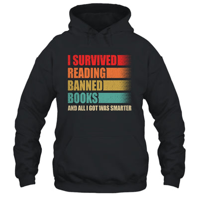 I Survived Reading Banned Books Book Lover Bookaholic Shirt & Hoodie | siriusteestore