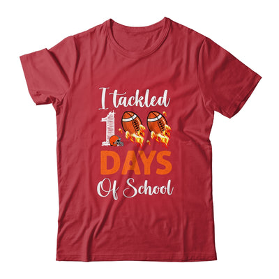 I Tackled 100 Day Of School Football Boy 100th Day School Shirt & Hoodie | siriusteestore