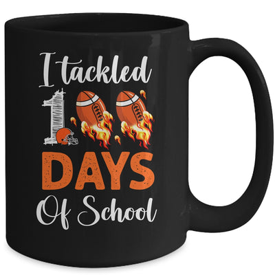 I Tackled 100 Day Of School Football Boy 100th Day School Mug | siriusteestore