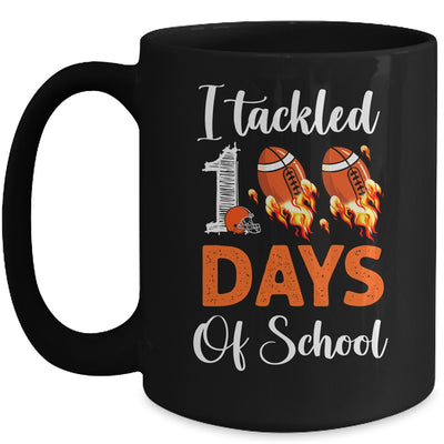 I Tackled 100 Day Of School Football Boy 100th Day School Mug | siriusteestore