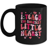 I Teach The Sweetest Hearts Groovy Teacher Valentines Day Mug | siriusteestore