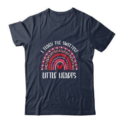 I Teach The Sweetest Hearts Rainbow Teacher Valentines Day Shirt & Hoodie | siriusteestore