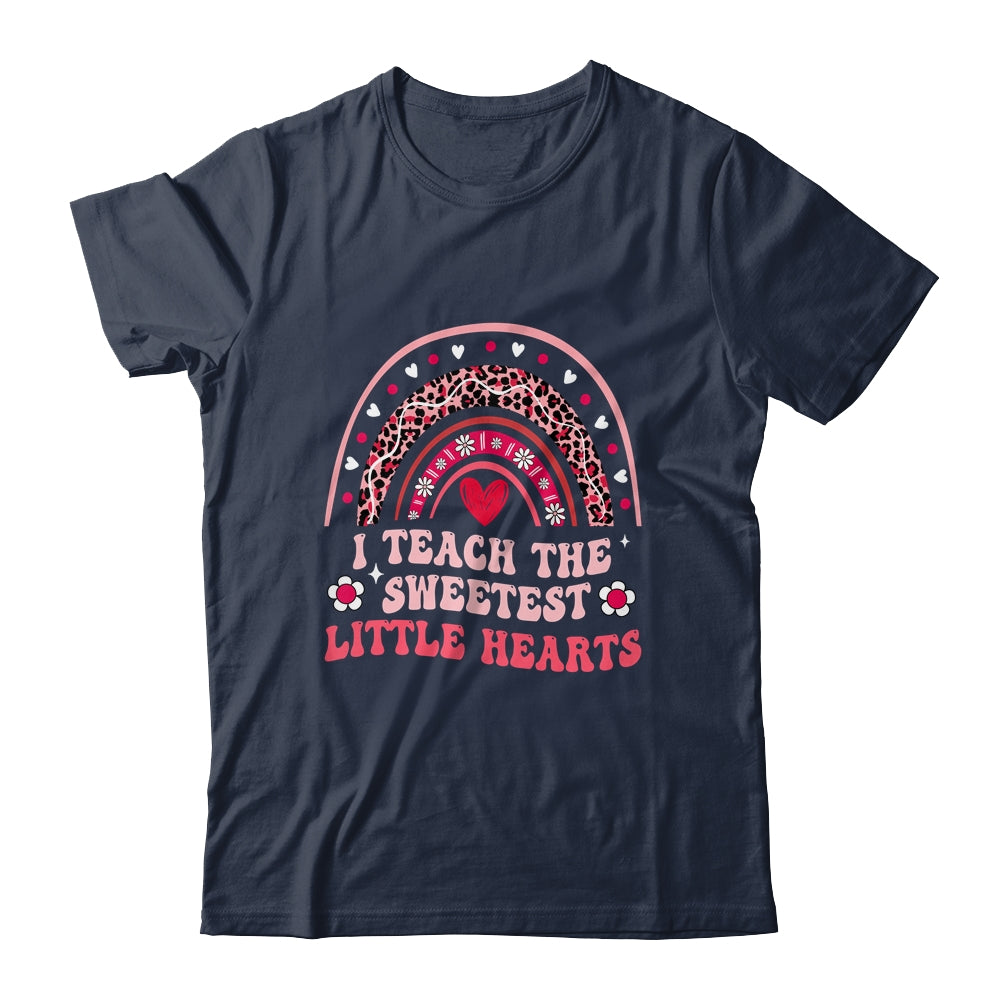 I Teach The Sweetest Hearts Teacher Valentines Day Groovy Shirt & Hoodie | siriusteestore