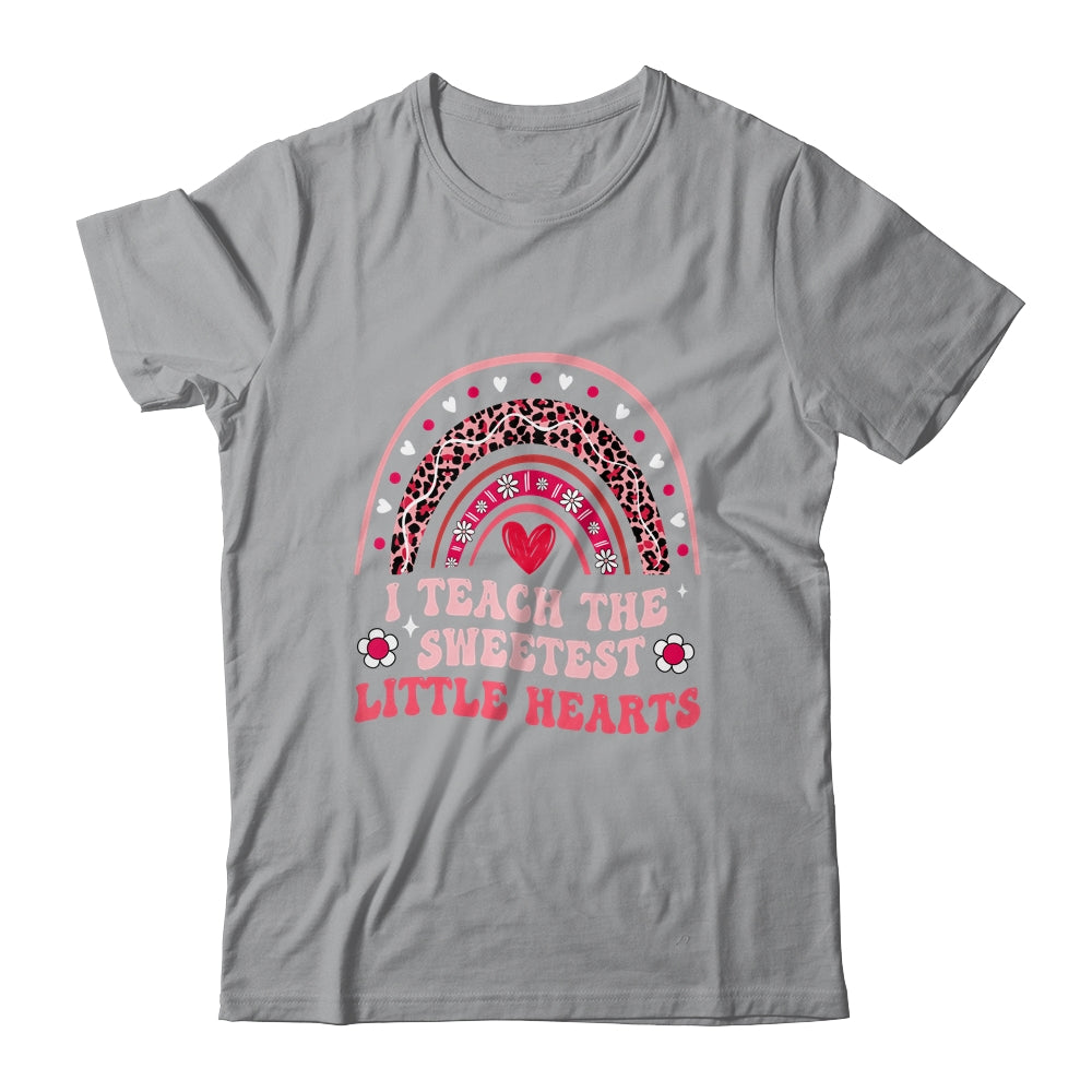 I Teach The Sweetest Hearts Teacher Valentines Day Groovy Shirt & Hoodie | siriusteestore