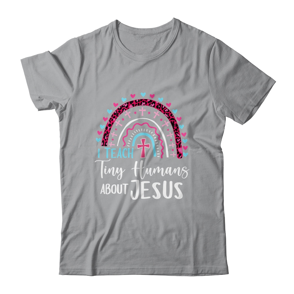 I Teach Tiny Humans About Jesus Teacher Appreciation Bible Shirt & Hoodie | siriusteestore