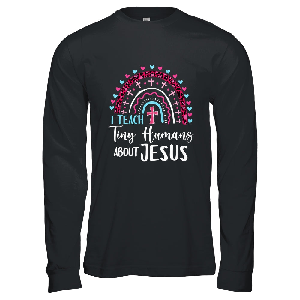 I Teach Tiny Humans About Jesus Teacher Appreciation Bible Shirt & Hoodie | siriusteestore