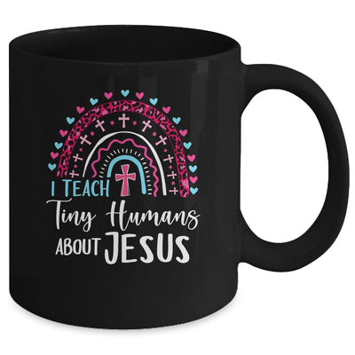 I Teach Tiny Humans About Jesus Teacher Appreciation Bible Mug | siriusteestore
