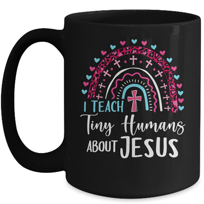 I Teach Tiny Humans About Jesus Teacher Appreciation Bible Mug | siriusteestore
