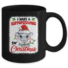 I Want A Hippopotamus For Christmas Xmas Bleached Mug | siriusteestore