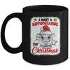 I Want A Hippopotamus For Christmas Xmas Bleached Mug | siriusteestore
