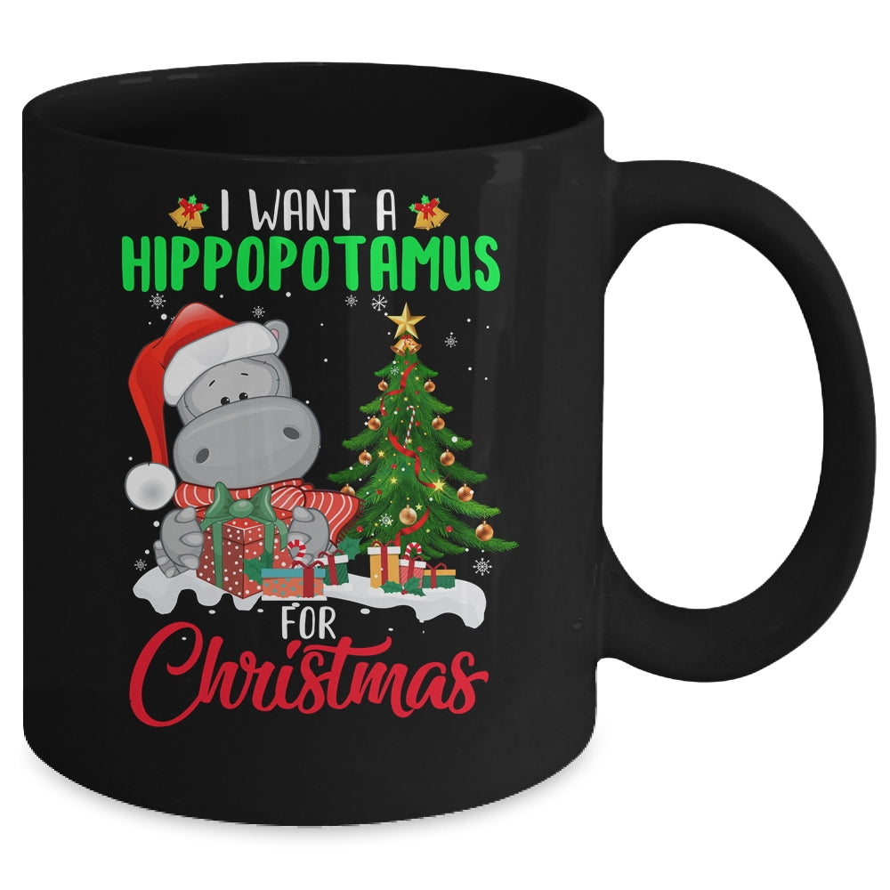 I Want A Hippopotamus For Christmas Xmas Hippo For Women Mug | siriusteestore