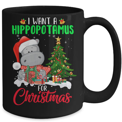 I Want A Hippopotamus For Christmas Xmas Hippo For Women Mug | siriusteestore