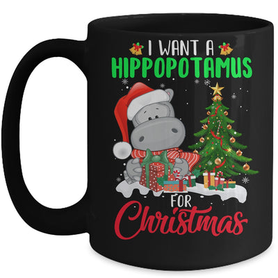 I Want A Hippopotamus For Christmas Xmas Hippo For Women Mug | siriusteestore