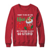 I Want To Be On The Nice List Christmas Naughty Nice List Shirt & Sweatshirt | siriusteestore