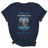 I Wear Blue For Colon Cancer Awareness Ribbon Elephant Shirt & Hoodie | siriusteestore