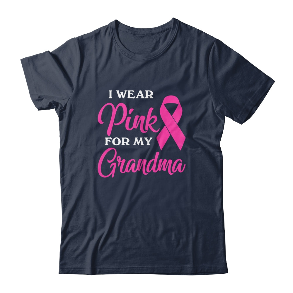 I Wear Pink For My Grandma Breast Cancer Awareness Survivor Shirt & Hoodie | siriusteestore