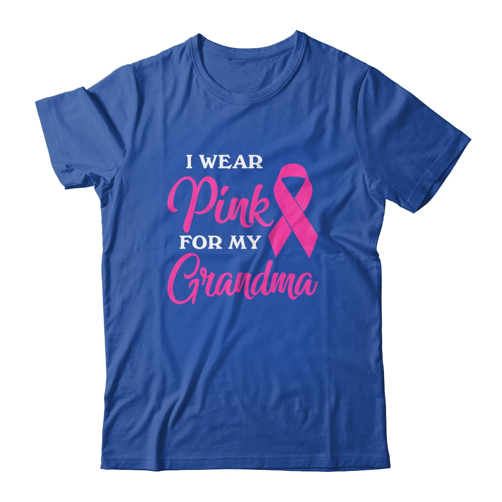 I Wear Pink For My Grandma Breast Cancer Awareness Survivor Shirt & Hoodie | siriusteestore