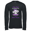 I Wear Purple For Alzheimer's Awareness Ribbon Elephant Shirt & Hoodie | siriusteestore