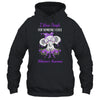 I Wear Purple For Alzheimer's Awareness Ribbon Elephant Shirt & Hoodie | siriusteestore