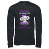 I Wear Purple For Pancreatic Cancer Awareness Ribbon Elephant Shirt & Hoodie | siriusteestore