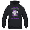 I Wear Purple For Pancreatic Cancer Awareness Ribbon Elephant Shirt & Hoodie | siriusteestore