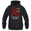 I Wear Red For My Daughter Heart Disease Awareness Shirt & Hoodie | siriusteestore