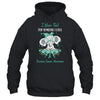 I Wear Teal For Ovarian Cancer Awareness Ribbon Elephant Shirt & Hoodie | siriusteestore